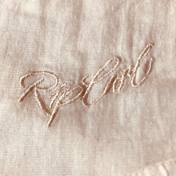 Rip Curl Global Glam Flowy Beaded Top Babydoll Slip Mini Dress Cut Out Back Sz2 - Picture 3 of 8